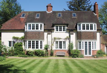 Period look and traditional character of 1920's preserved with authentic casement windows