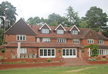 Extended & renovated 1930's enhanced by our Slimline Casements, French, Entrance