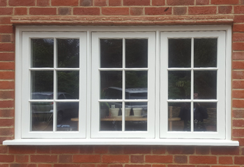 Recessed Edwardian Windows with 18mm astragal bars