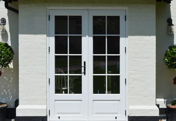 Extension Double French doors to match the adjacent Cottage window look