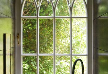 Stunning Gothic design window with narrow astragal bars