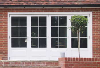 4 leaf period panels. Title: 4 Leaf Bifold Doors in Georgian Design