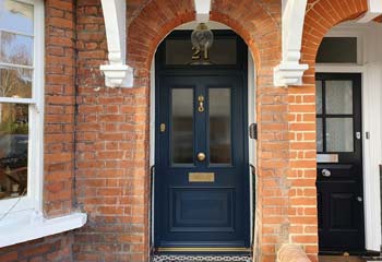 Unique Edwardian Replica Entrance Door with exclusive panel Design