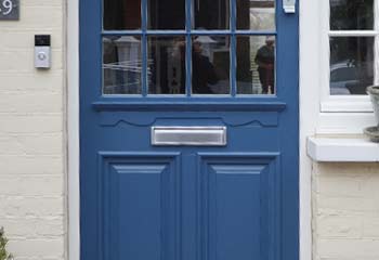 Authentic 1920’s Entrance Door with matching side window