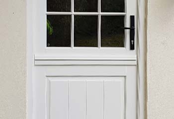 Stable Door type Entrance Door in White