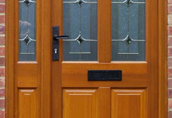 1930’s Stained Entrance Door