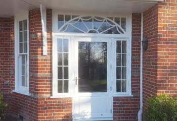 Georgian Door with Unique Glazing Bar detail
